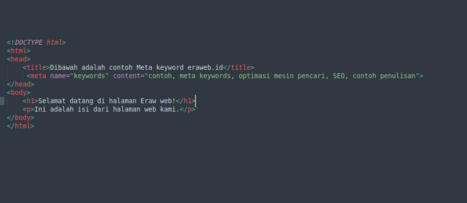 meta keyword