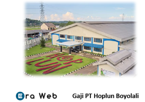 Gaji PT Hoplun Boyolali